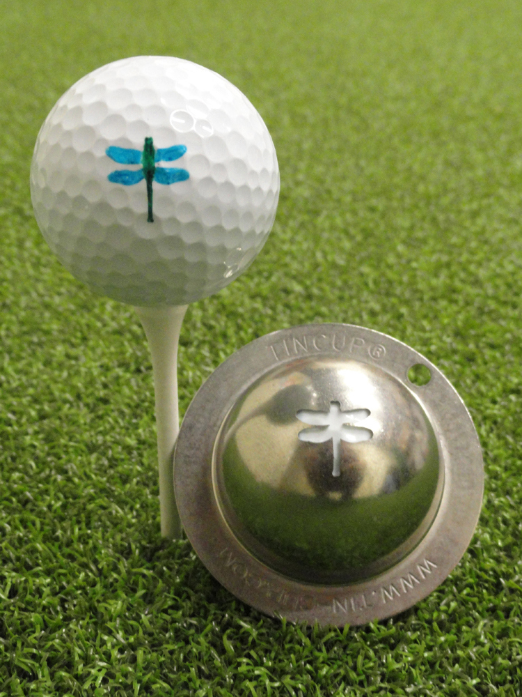 Tin Cup Ball Marker Dragonfly
