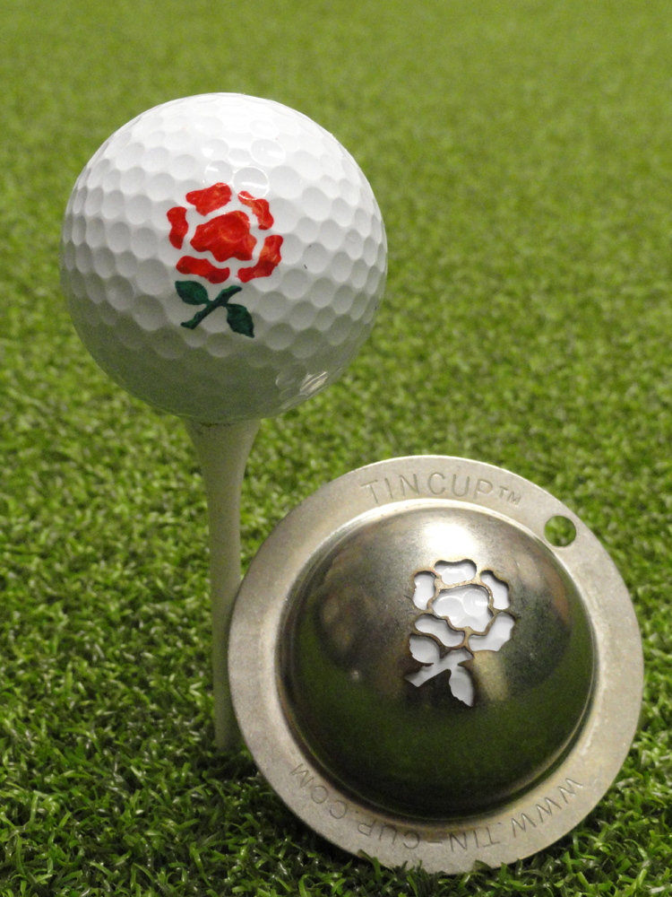 Tin Cup Ball Marker Rose