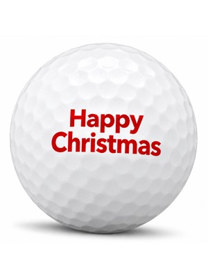 TaylorMade TP5 Personalised Golf Balls (12 Balls) - Happy Christmas