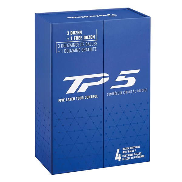 TaylorMade TP5 Golf Balls 2024 (48 Balls) - 4 For 3 Gift Pack