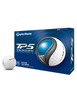 Print Overrun - TaylorMade TP5 Personalised Golf Balls (12 Balls)