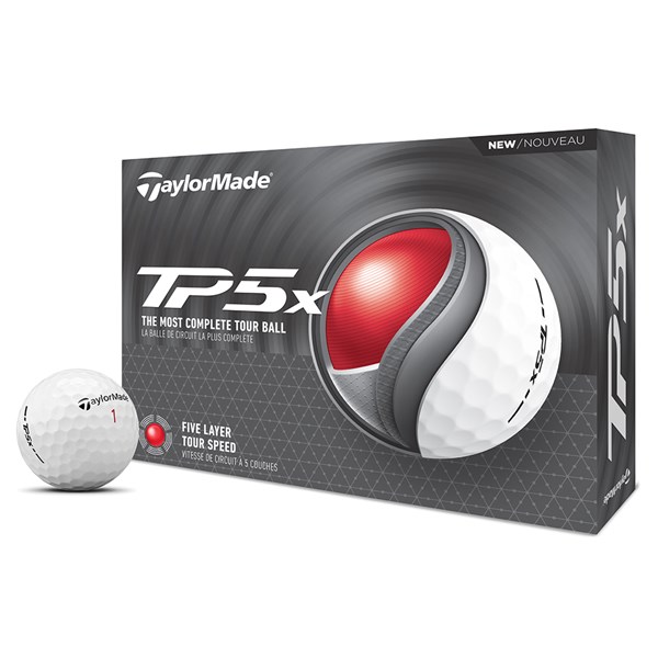 TaylorMade TP5x Golf Balls (12 Balls) 2024