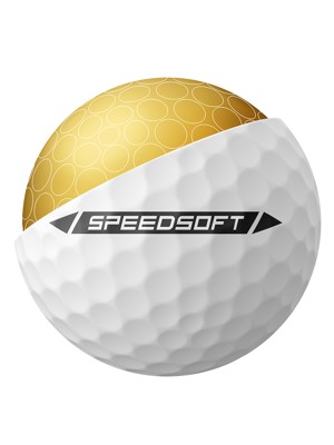 TaylorMade SpeedSoft White Golf Balls (12 Balls)