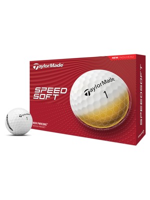TaylorMade SpeedSoft White Golf Balls (12 Balls)