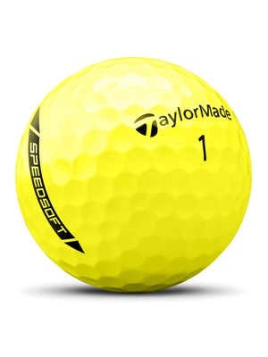 TaylorMade SpeedSoft Yellow Golf Balls (12 Balls)