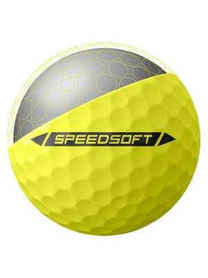 TaylorMade SpeedSoft Yellow Golf Balls (12 Balls)