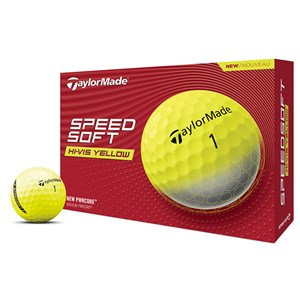 TaylorMade SpeedSoft Yellow Golf Balls
