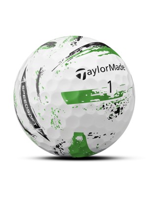 TaylorMade SpeedSoft INK Green Golf Balls (12 Balls)