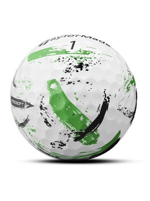 TaylorMade SpeedSoft INK Green Golf Balls (12 Balls)