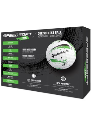 TaylorMade SpeedSoft INK Golf Balls (48 Balls)
