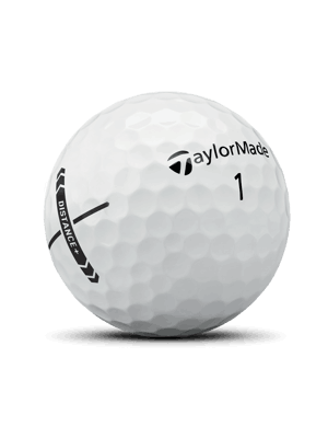 TaylorMade Distance Plus White Golf Balls (12 Balls)