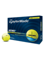 TaylorMade Distance Plus Yellow Golf Balls (12 Balls)