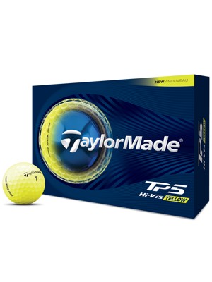 TaylorMade TP5 Yellow Golf Balls (12 Balls)