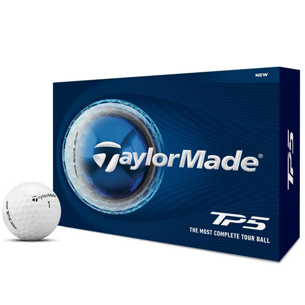 TaylorMade TP5 Personalised Golf Balls (12 Balls) - Happy Christmas