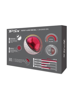 TaylorMade TP5x Golf Balls (48 Balls)