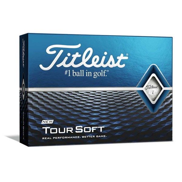 Titleist Tour Soft White Golf Balls (12 Balls)