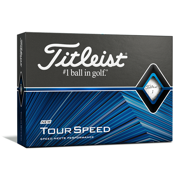 Titleist Tour Speed Golf Balls (12 Balls)