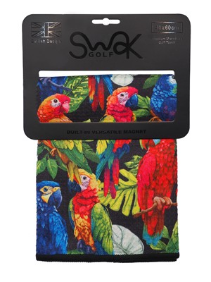 Swak Parrots Golf Towel