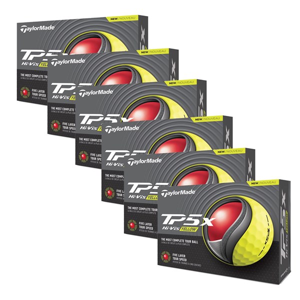 TaylorMade TP5x Golf Balls (72 Balls) 2024