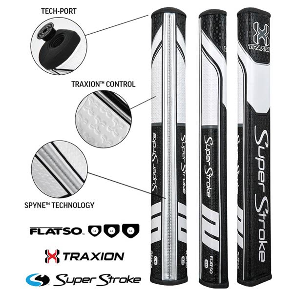 SuperStroke Traxion Flatso 3.0 Putter Grip