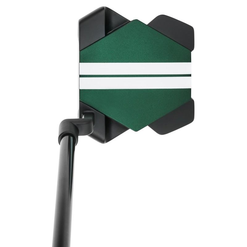 Odyssey TRTL CH putter at address, crank hosel