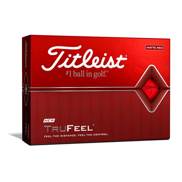 Titleist TruFeel Red Golf Balls (12 Balls)