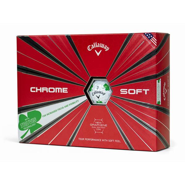 Callaway Chrome Soft Truvis Shamrock Golf Balls (12 Balls) 2019 Limited Edition
