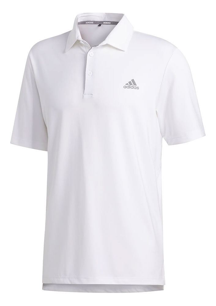 adidas Mens Ultimate 2.0 Solid Polo Shirt (Logo on Chest) - Golfonline