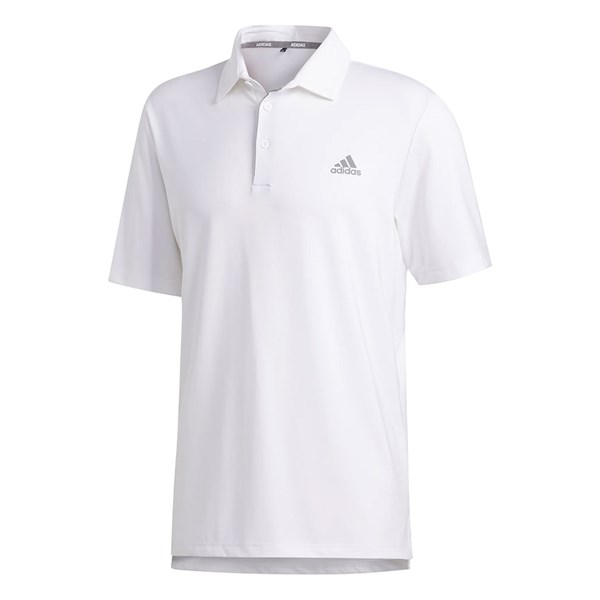 adidas Mens Ultimate 2.0 Solid Polo Shirt (Logo on Chest)