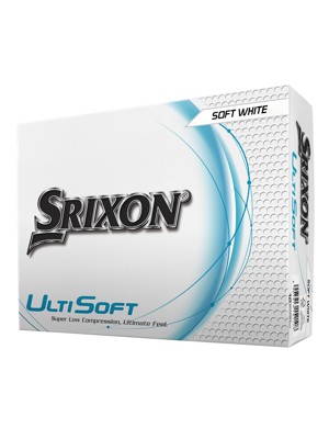 Srixon UltiSoft White Golf Balls (12 Balls)