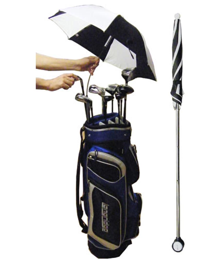 Golf Bag Umbrella with Ball Retriever