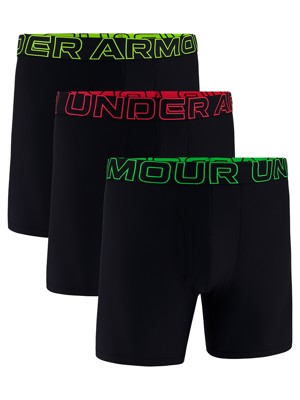 Under Armour Mens 6 Inch Performance Tech Mesh Solid Boxerjock Shorts (3 Pack)