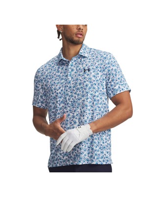 Under Armour Mens Floral Breeze Playoff 3.0 Printed Polo Shirt
