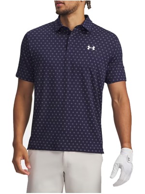 Under Armour Mens Micro Flower Dot Playoff 3.0 Printed Polo Shirt