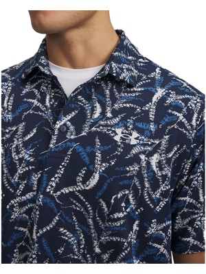 Under Armour Mens Playoff 3.0 Reef Floral Printed Polo Shirt