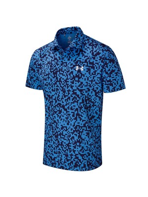 Under Armour Mens T2G Pace Camo Printed Polo Shirt