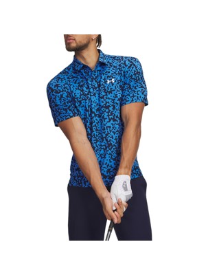 Under Armour Mens T2G Pace Camo Printed Polo Shirt