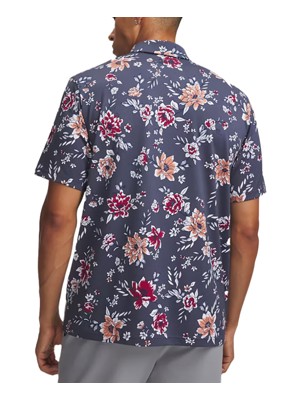 Under Armour Mens Matchplay Linear Floral Printed Polo Shirt