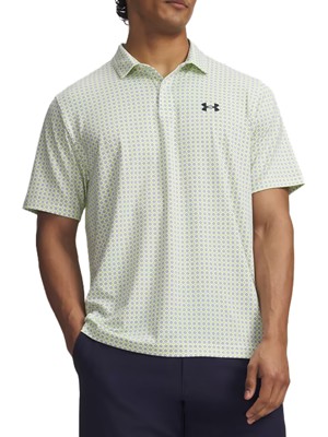Under Armour Mens Matchplay Merseyside Diamonds Printed Polo Shirt