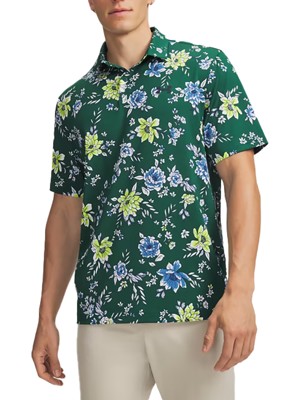 Under Armour Mens Matchplay Linear Floral Printed Polo Shirt