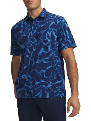 Under Armour Mens Matchplay Open Camo Printed Polo Shirt