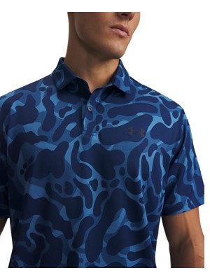Under Armour Mens Matchplay Open Camo Printed Polo Shirt