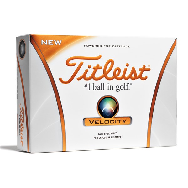 Titleist Velocity Golf Balls (12 Balls)