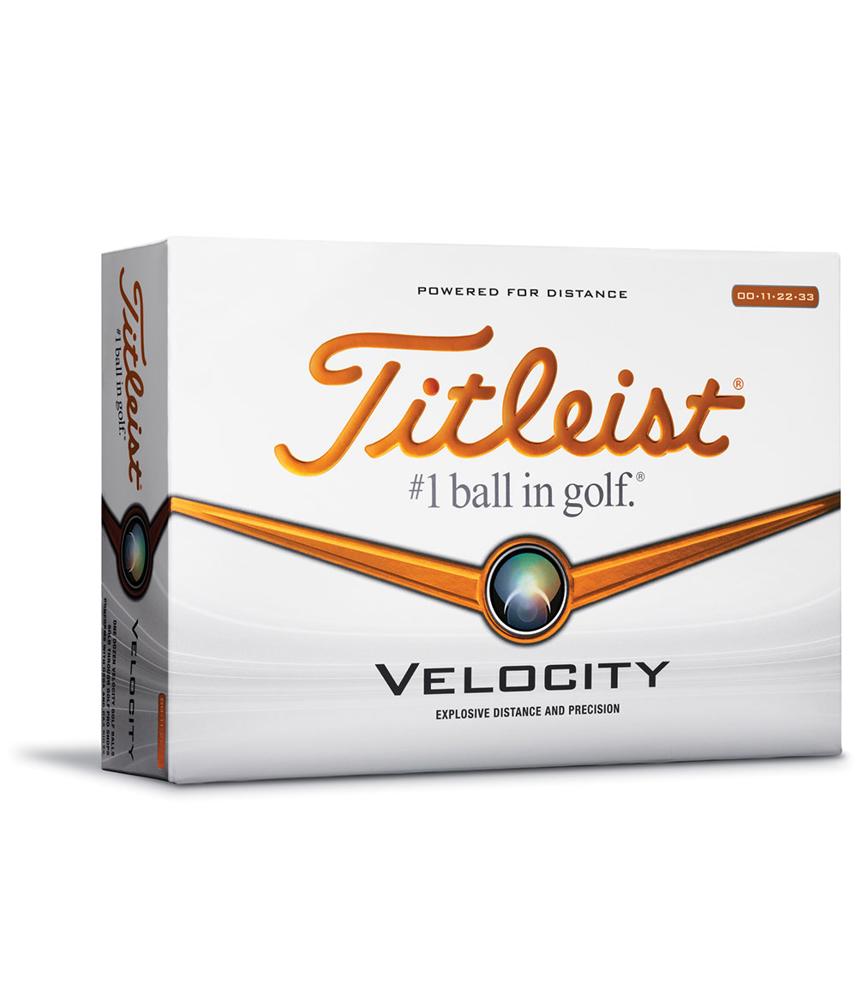 Titleist Velocity Double Digit Golf Balls (12 Balls)