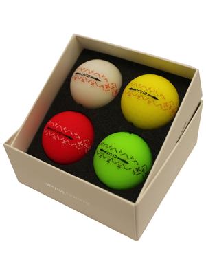 Volvik Xmas Holiday Pack Golf Balls (4 Balls)