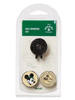 Volvik Disney Mickey Hat Clip + 2 Ball Marker Gift Set