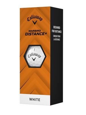 Callaway Warbird Distance + White Golf Balls (12 Balls)