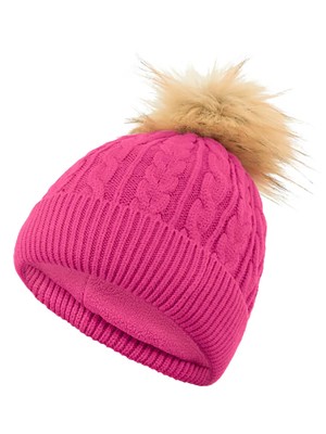 Surprizeshop Ladies Waterproof Bobble Hat