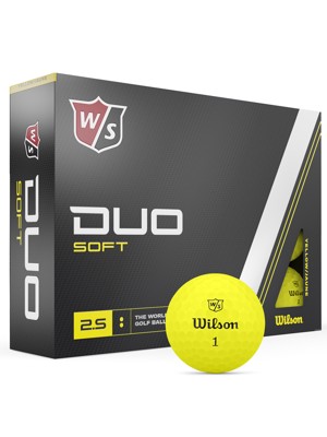 Wilson Duo Soft Yellow Golf Balls (12 Balls) - Prior Gen