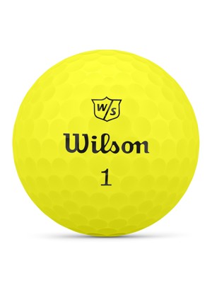 Wilson Duo Soft Yellow Golf Balls (12 Balls) - Prior Gen